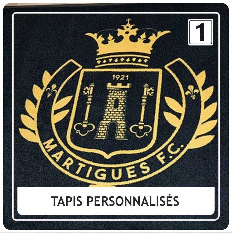 tapis avec logo