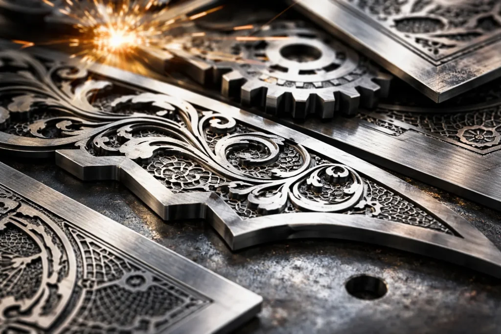 "Découvrez la précision du laser métal pour les industriels de Gémenos : découpe et gravure de haute qualité."