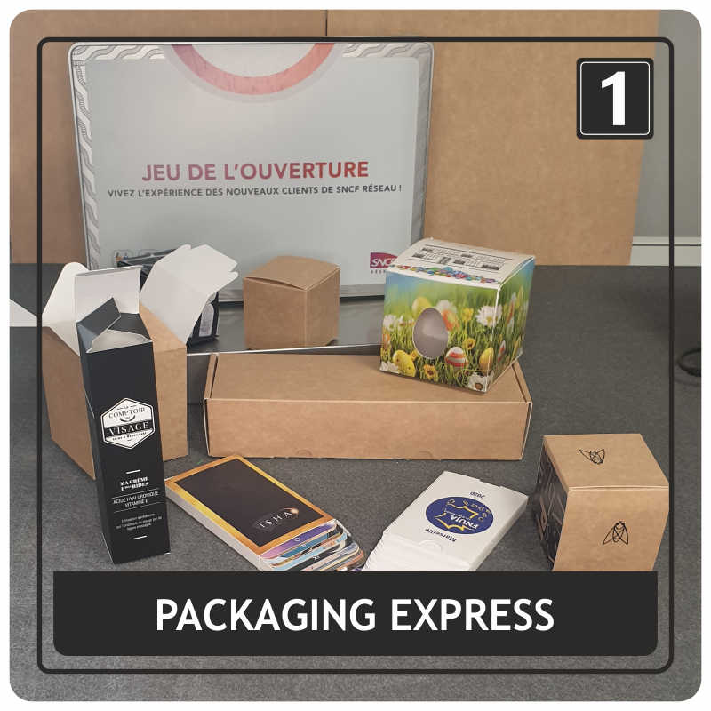 Boîte, emballages personnalisés pour entreprises