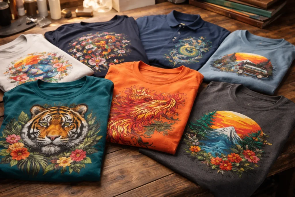 Personnalisez t-shirts et polos avec flocage ou sérigraphie à Aix-en-Provence pour entreprises et associations.